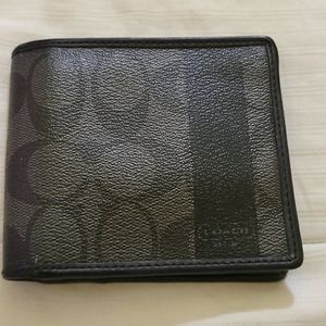 Coach mens wallet used